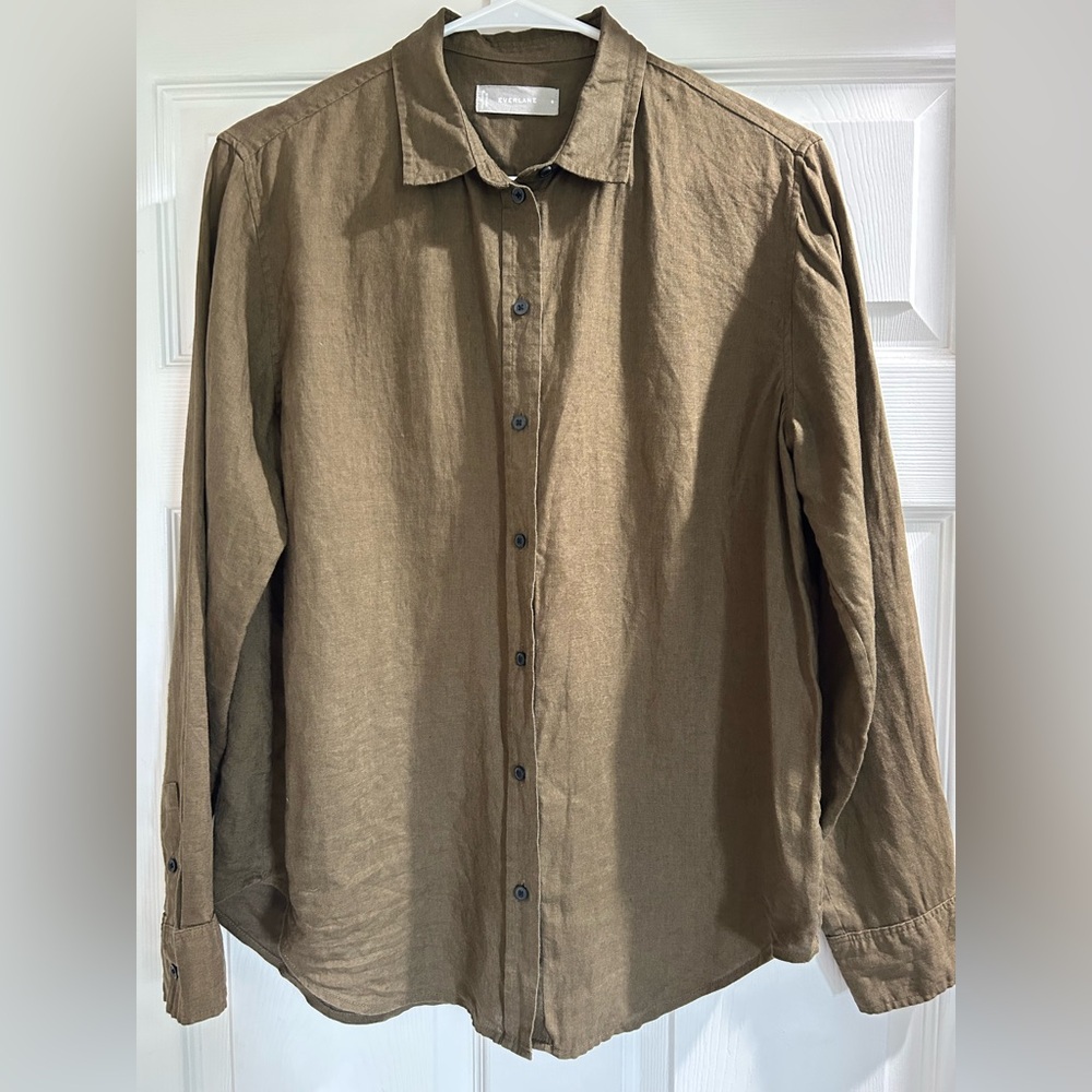 Everlane Linen Button Down - SZ 6